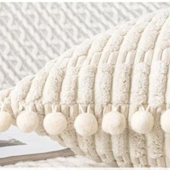 Modern Farmhouse Throw Pillow Covers Set Decorative Accent Cases Boho Decor 18" - Picture 7 of 13